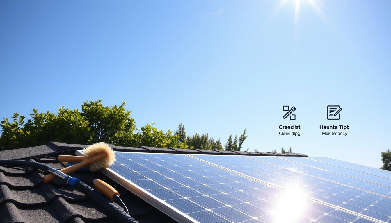 solar panel maintenance