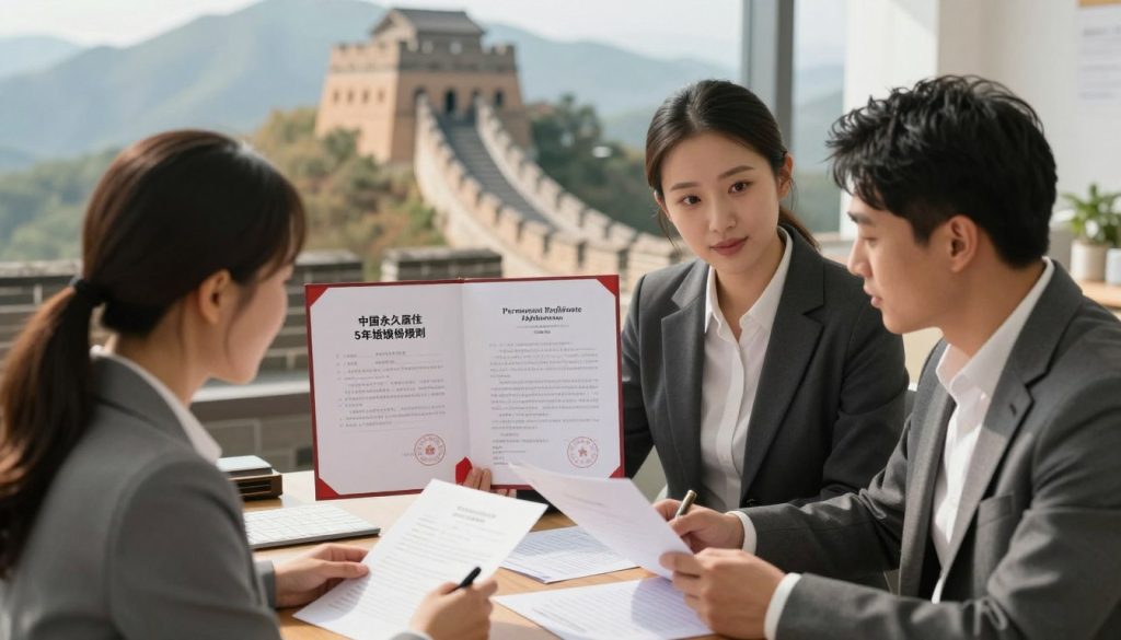 China permanent residence 5-year marriage rule