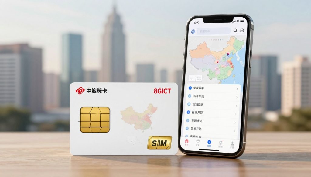 Chinese SIM card and mobile data access
