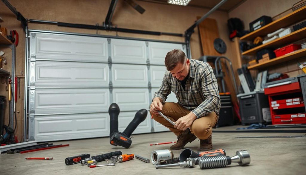 DIY garage door repair
