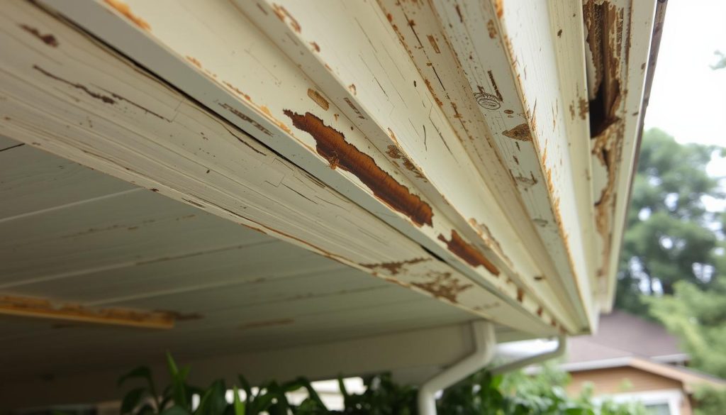 Damaged Soffit and Fascia