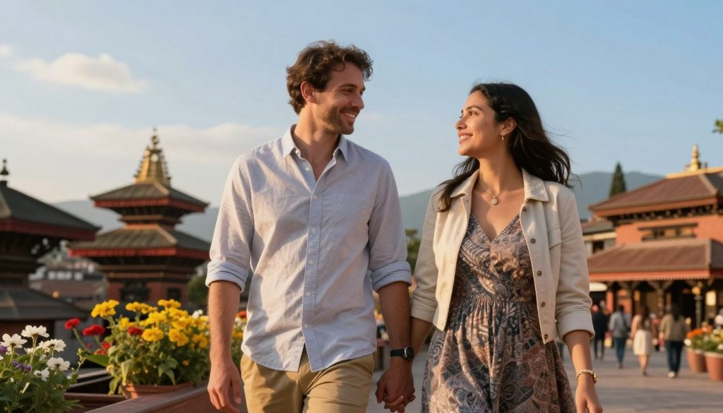 International trip couple