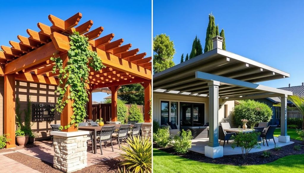 Pergola vs. patio cover