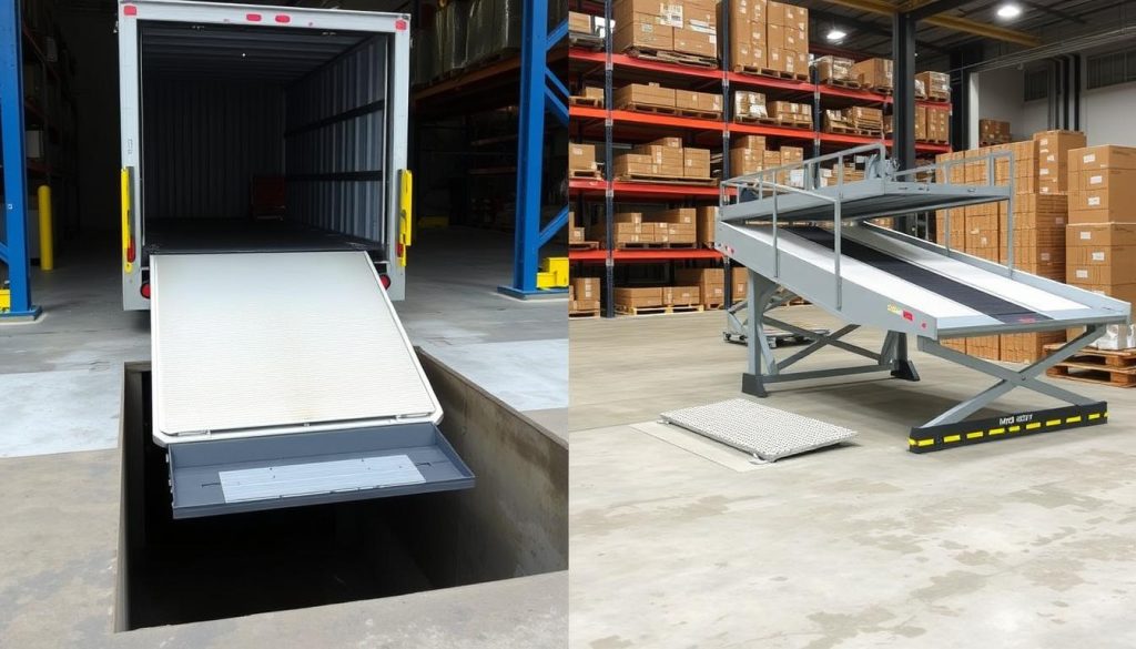 Pit Levelers vs Dock Levelers