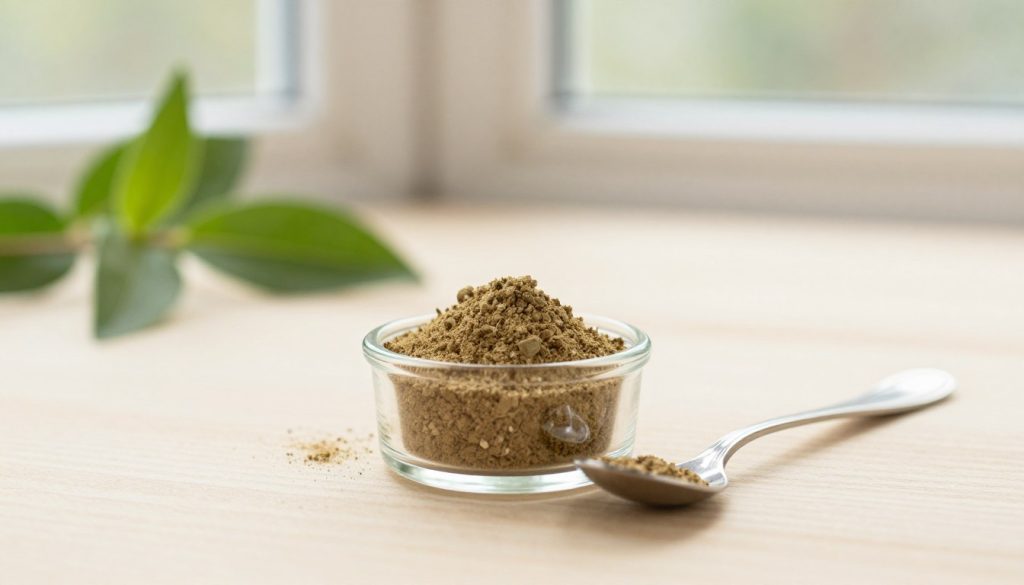 Precise dosage of Silene capensis powder