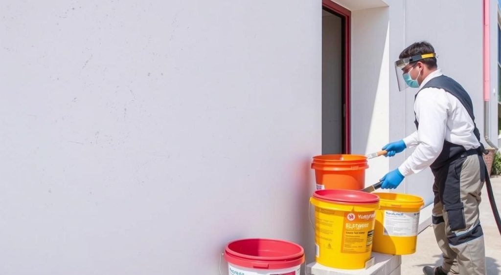 Surface Preparation for Elastomeric Paint