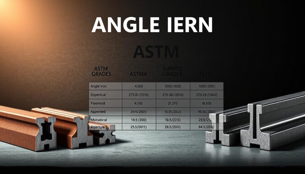 angle iron grades and ASTM standards