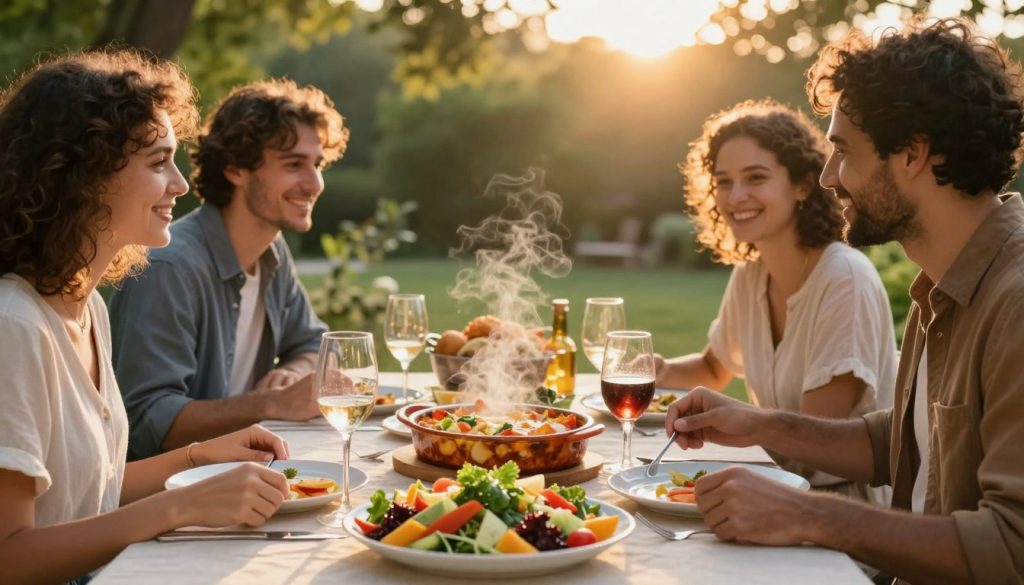 building relationships shared dish