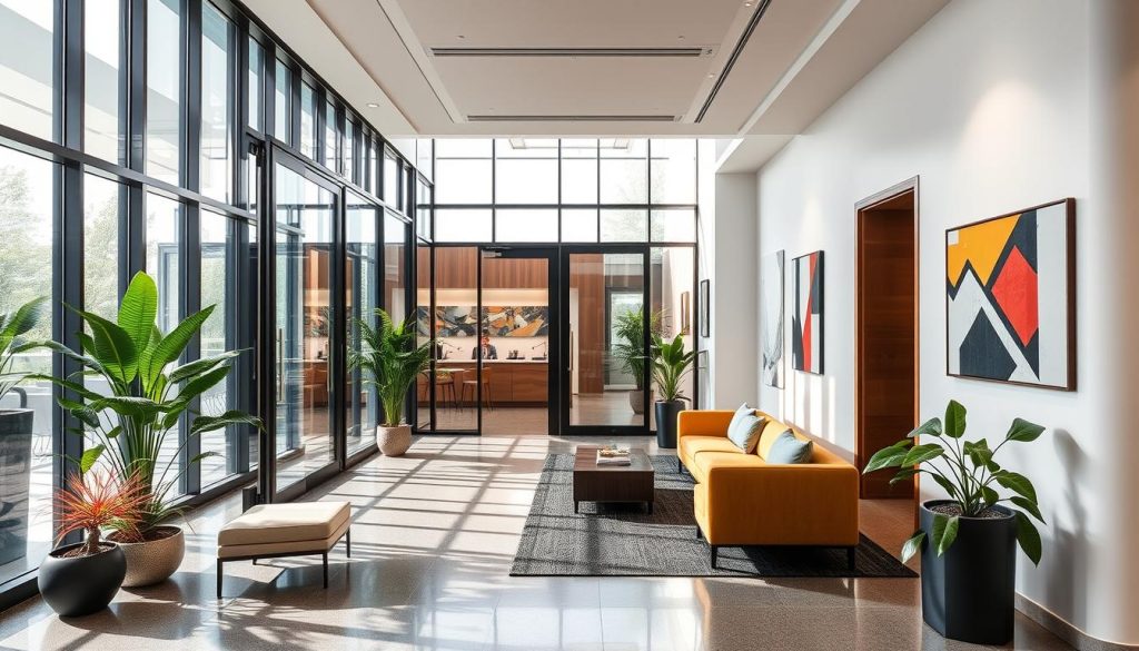 commercial spaces