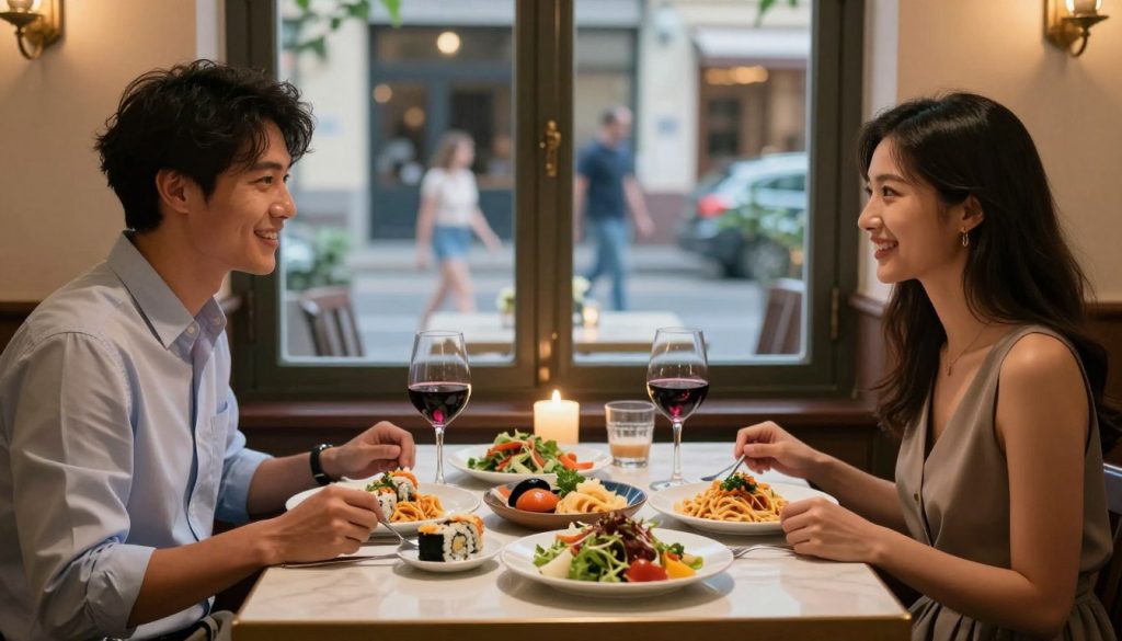 food and travel date topics
