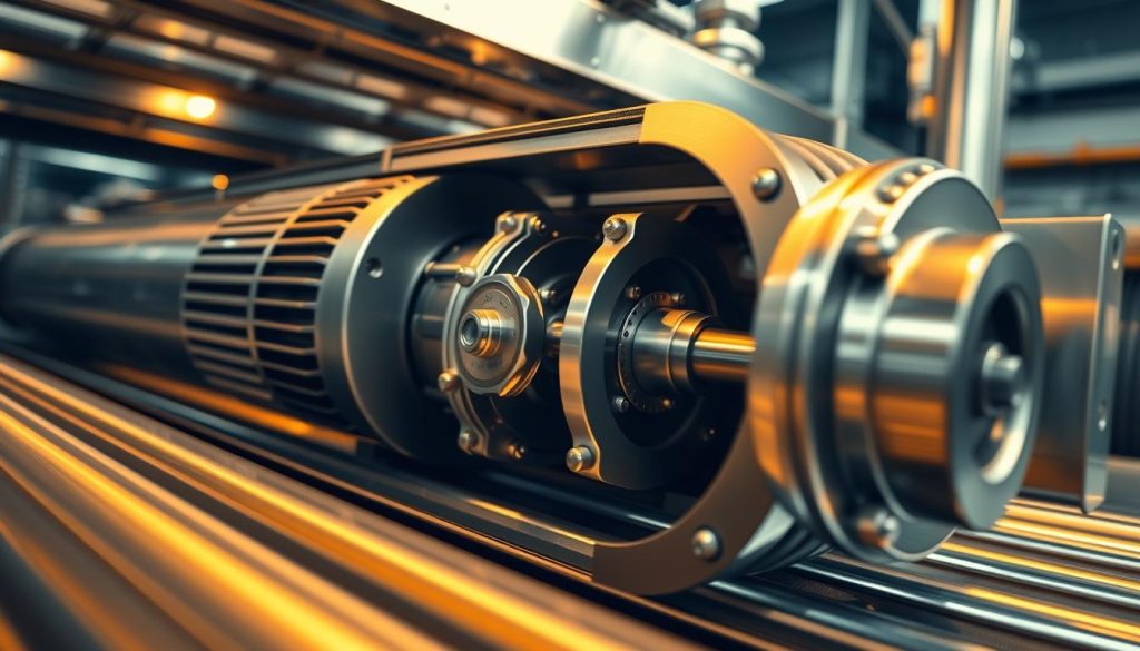 high-speed rolling grilles motor system