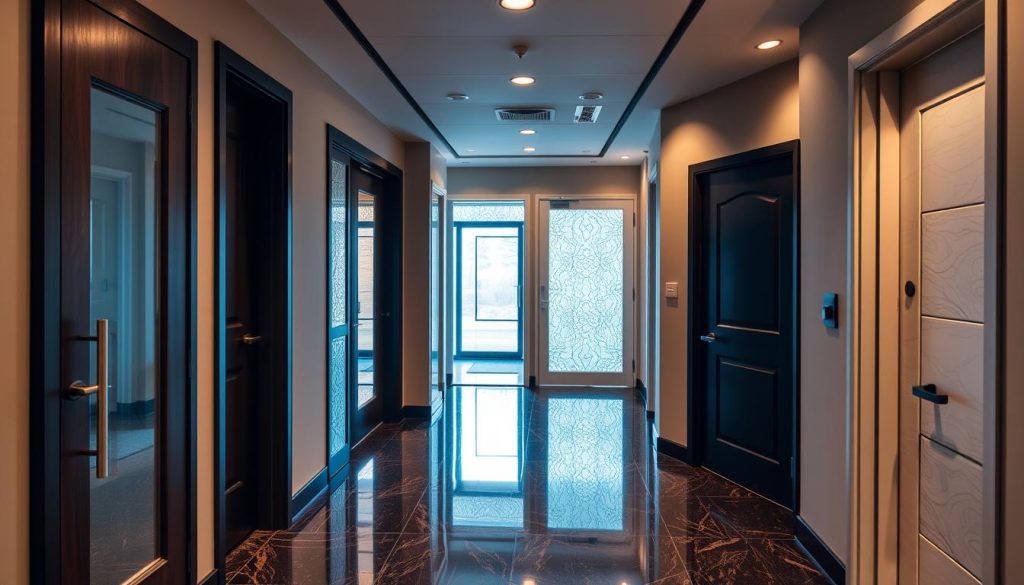 interior specialty doors in commercial settings