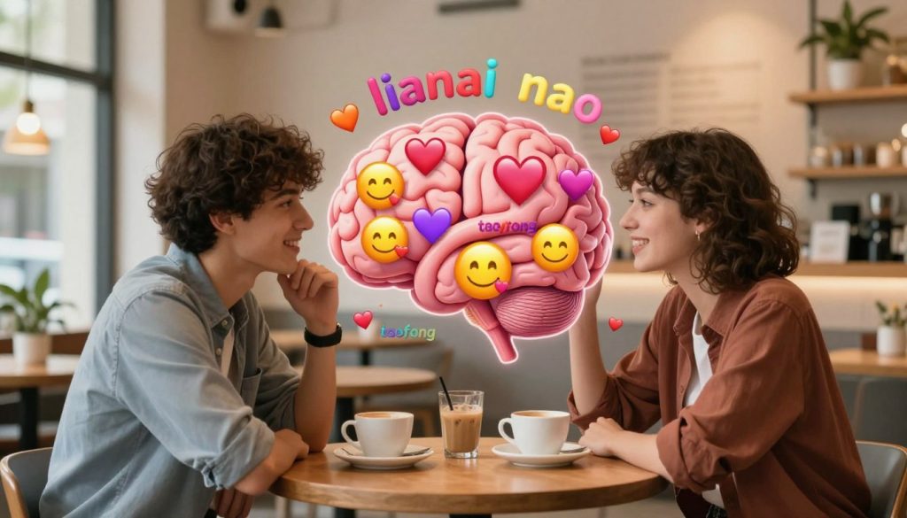 love brain and checking out slang