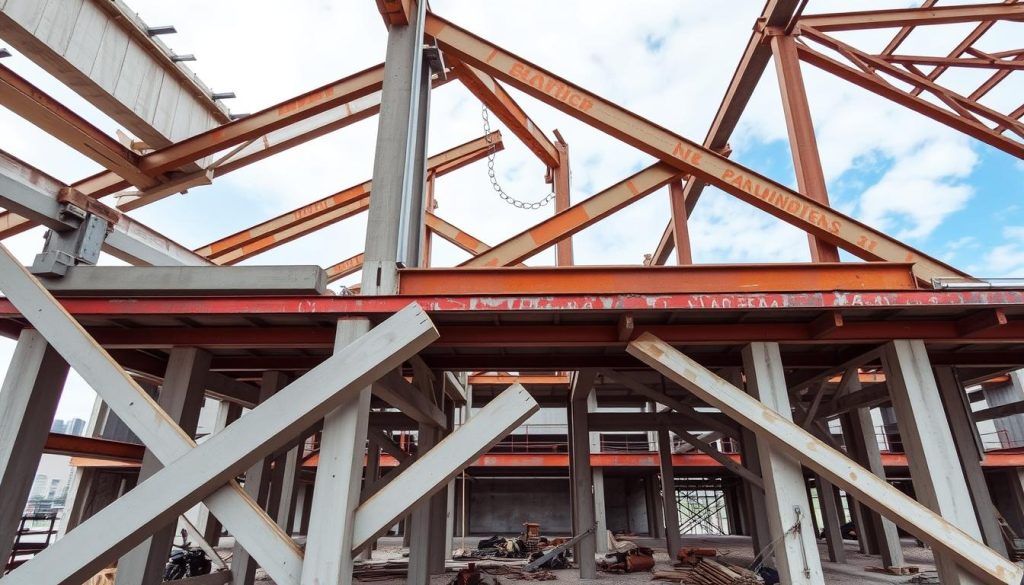 structural shapes in construction