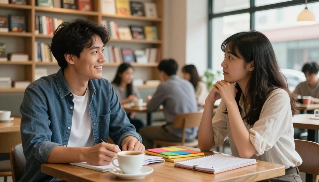 supportive language exchange partner
