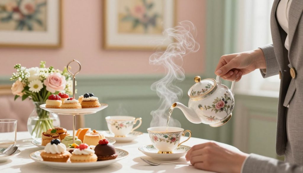 tea pouring etiquette